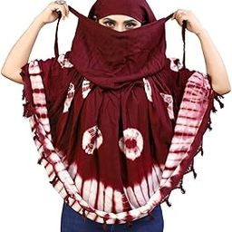 Cotton Long Scarf Cum Mask Scarves Usable for Vehicle Driver | White Printed Design Fabric | Universal Size | Soft & Breathable Sun Protection | For Girl & Women-54