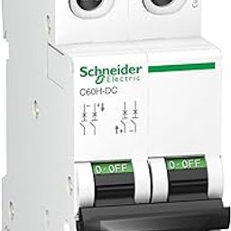 Schneider Electric A9N61539 Thermal Magnetic Circuit Breaker, C Curve, Multi 9 C60H-DC Series, 63 A, 2 Pole, 500 V-28