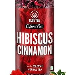 BLUE TEA-Hibiscus Tea-Cinnamon & Clove-50g 50 Cups|SKIN GLOW ENHANCING TEA|Detox Tea-ANTIOXIDANT Rich-Flower Based-Herbal Tea-Caffeine Free-Vegan|Featured In Shark Tank|Reusable Pet Jar-image-73