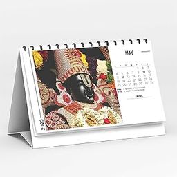 Visual Creation Desk Calendar 2025 - Loard Venkateswara Series 02 calendar for Office Home Table Couple (Loard Venkateswara 02)-image-92