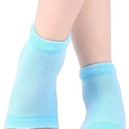Silicone Gel Heel Socks for Cracked Heels & Dry Skin – Reusable Moisturizing Heel Pads for Foot Care, Pain Relief, Plantar Fasciitis, Heel Cushion Support for Men & Women – 1 Pair-7