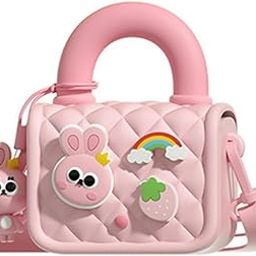 SAMVARDHAN Girls EVA Bags Dust-Proof Cute 3D Cartoon Kids Stylish Mini Hand Bag for Kids (Fondant Pink)-picture-39