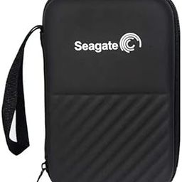Pouch for Seagate Backup Plus Slim 1 TB 2 TB External Hard Disk Drive Casing Case Cover Enclosure (Zigzage seagate Black)-25