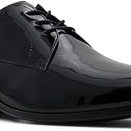 Mens Kingsley004 Black Men Leather Formal Shoes Platform-image-5