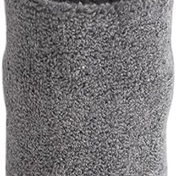 AMIFIT 5 x 3 Inch Sports Wrist Band Absorbent Sweatbands for Football Basketball Running Athletic Sports and Working Out, Pack of 1 (Grey)-23
