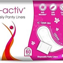 i Activ Panty Liners for Women Daily Use | 60 Liner Pads | FREE Sanitary Disposable Bag | Less than 1mm Ultra Thin Cottony Soft Pantyliners | Protection Against Leakage, Discharge, Spotting & Rashes-picture-25