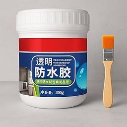 CLOUDTAB Waterproof Adhesive Glue with Brush 300gm – Transparent Sealant with Brush for Roof Leakage, Bathroom, Crack Seal, Water Leakage Solution, Waterproofing Sealant for Pipe, Tiles & Wall-picture-31