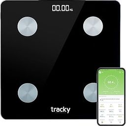 Tracky Weight Machine for Body Weight | BMI Weight Scale with Fat Analyzer | 13 Health Metrics | Weighing Scale with Feelfit App Sync for iOS/Android | Weighing Machine for Body weight Management-17