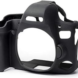 Camera Silicone body Protective Camera Case Cover Compatible with Canon 6D Mark II (Black)-image-74
