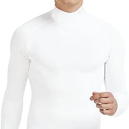 Mens Thermal Baselayer Fleece Lined Shirts Cold Weather Compression Long Sleeve Tops-picture-16