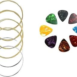 Blue Panther Acoustic Guitar String Set With 5 Picks-image-65