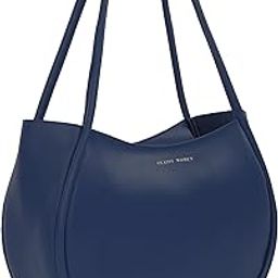 | Leather Purse with Zipper Closure, Spacious Single Compartment, and Convenient Interior Pocket for Organization. (Navy Blue)-image-37