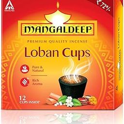Mangaldeep Loban Cups - Pure & Natural - Rich Aroma (12 Cups)-image-68