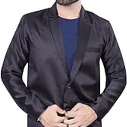 Men's Slim Fit Formal Party Two Button Blazer-image-22