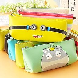 PARTEET 6 Pcs Return Gifts Birthday Party For Kids - Soft School Pencil Pouch Stationary Case Box | Birthday Party Return Gift For Children,Multicolor-image-82