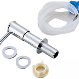 UJEAVETTE 3xLotion Pump Extension Tube Extension Tube Kitchen Sink Liquid Soap Dispenser Silver-image-24