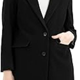 women's Black wool coat-image-19