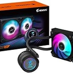 GIGABYTE AORUS WATERFORCE II 240 AIO Liquid CPU Cooler | 240mm Radiator | Dual ARGB Fans | Anti-Leak Design | High-Performance Silent Cooling | Intel & AMD Compatible | Black Edition-image-41