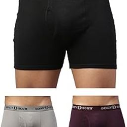 Men's Solid Mid Rise Comfort Fit Outer Elastic Waistband |Anti-Microable |Advance Moisture Managament with |Supeior Strech Trunk Innerwear - MAXT0-003 Kinetic Trunk (Pack of 3)-14
