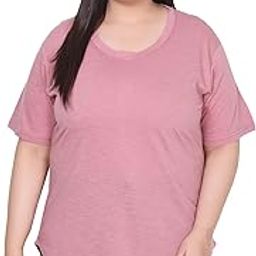 Women's Stylish Apple Cut Cotton T-Shirt - Trendy & Comfortable Fit-image-3