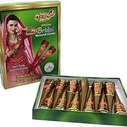 AFRIN Henna Bridal Mehandi Cone Pack of 12 (40gm each)-image-11