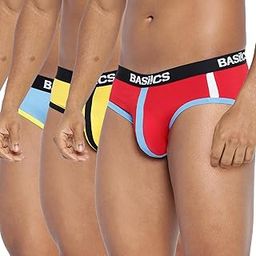 BASIICS Men's Retro Style Brief (Pack of 3)-image-68