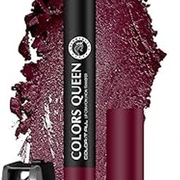 Colors Queen Color It All Lip Crayon Lipstick with Sharpener | Creamy Matte Finish | Smudge Proof & Waterproof | Long Lasting Crayon Lipstick for Women Last Upto 18 Hours (Murphy Wine,3.5g)-21