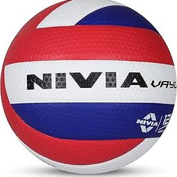 NIVIA VAYU Volleyball, Match Ball, 12 Panels, PU Leather Pasted with Grainy & Dimpled Texture, Butyl Threadwounded Bladder, As Per FIVB Standard, Made for Pro-Leagues, to Play on Indoor Surfaces-image-14