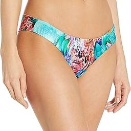 Women's Gorgeous Chaos Water Tab Ruched Back Brazilian Bikini Bottom-image-65
