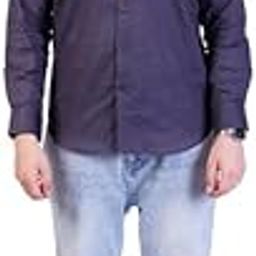 Men's Cotton Linen Shirt Dark Grey-image-69