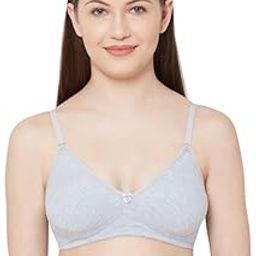 Women's Non Padded Solid Cotton Tshirt Bra (KAJAL Grey 38B)-image-62