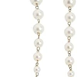 Pearl Gold Plated Long Drop Earrings For womens-image-16