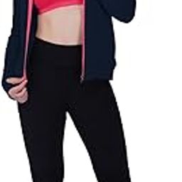 Full Sleeves Sheered Thumbcut Cotton Hoisery Gymwear Sports Zipper Jacket with side pockets and Beautiful Front Zipper on Maindrain Collar for Girls and Women-image-52