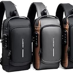 Anti-Theft Sling Chest Bag For Men's & Women's Waterproof Backpack Cross body with USB Charging Port for Travel | Hiking Jogging Gym Picnic Daily Use, Multicolor-image-22