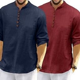 Men's Cotton Polyester Blend Solid Regular Fit Full Sleeve Short Kurta | Ethnic, Lightweight Summer Kurta for Daily & Occasion Use-image-91