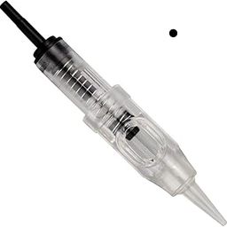 20 Pcs Disposable Permanent Makeup Cartridge Needles Nano tips Disposable Eyebrow Tattoo Needle for Permanent Makeup Pen Machine (1R-0.25mm-20 pcs)-image-30