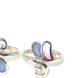 Sterling Silver Toe Ring for Women/Girls | 1 Pair | With Certificate Of Authenticity and 925 Stamp-image-79