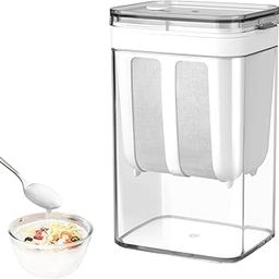 Greek Yogurt & Curd Maker - 1100ml | Easy Homemade Yogurt Maker | Multipurpose Yogurt, Curd, and Cheese Strainer | Durable and BPA-Free Design (Yoghurt Filter)-2