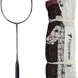 FLYPOWER Badminton Racket BRAMASTRA with NET 850 MAHROON-picture-31