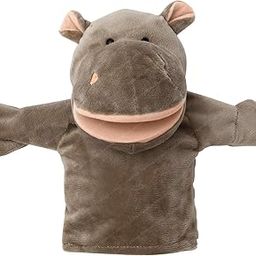 FunBlast Animals Plush Puppet – Movable Mouth, Soft, Storytelling, Hand Puppet Toy for Kids (Hippo)-22