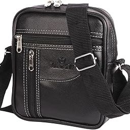 Leather Mini Sling Bag for Men | Crossbody Bag | Travel Bag | Utility Bag (23cm x 18cm x 8cm) SB02-image-63