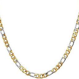 silver chain for men necklace for men gold chains for men neck chain for men chain for boys men mens chain Stainless steel stylish long chains platinum Locket Pendant golden chain fashion M347-image-69