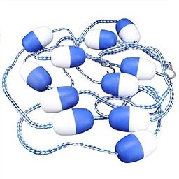 Ejoyous Safety Rope Line, 11 Balls 5m Safety Divider Rope Floating Rope Lane Line Pool Equipment for Household Gym Swimming Class Swimming Pool Waterway-picture-20