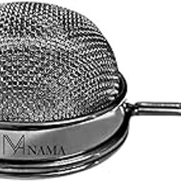 NAMA Double Layer Stainless Steel Tea Strainer|Coffee Strainer|Double Mesh Chai Chalani|Durable & Long Lasting|Rust-Resistant|Ideal for Fine Brewing & Straining, Kitchen Essential|Size-7cm(Pack of 1)-image-57