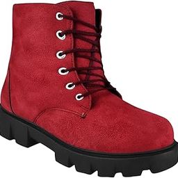 Comfortable Boots for Women | Extra Cushioned Foot Bed and Skin Friendly Ankle Boot with Low Heels | Trendy, Stylish & Casual Boots | Winter, Snow & Holiday Outings-image-80