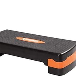 XPEED Aerobics Stepper Abdominal ABS Exerciser Body Exercise Step Platform Fitness Equipment Workout Deck Adjustable Aerobic Stepper 2 Levels-11
