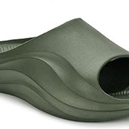 Milan Slides for Men| Stylish Trending | Comfortable | Super soft | Lightweight | EVA Sole | Casual Slider | Slippers | Flip Flops for Men KF-484-picture-4