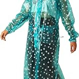 VARSHA-White Flower Print Ladies Raincoat (L-191)-picture-15