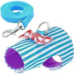FABLOFT® 2xSmall Animal Walking Leash Leash Decorative Clothes for Chinchilla Rat Mouse-image-29