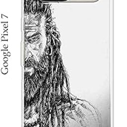 Designer Printed Soft Silicon Back Cover for Google Pixel 7 (Sketch Shiva)-image-88